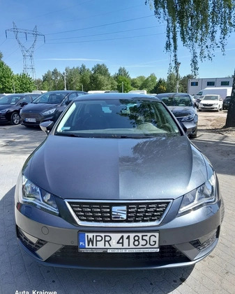 Seat Leon cena 54900 przebieg: 123000, rok produkcji 2019 z Pieniężno małe 596